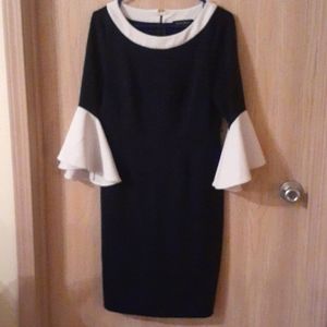 Ivanka Trump size 8 Dress Navy blue